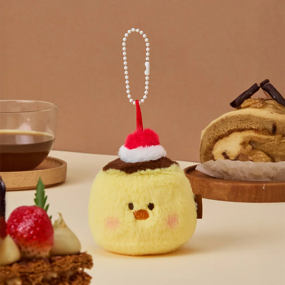 LINE FRIENDS Minini 甜品咖啡廳 玩偶 鑰匙扣 Sallini 布丁