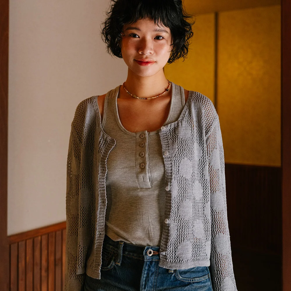 Summer Punto Cardigan (Sky)