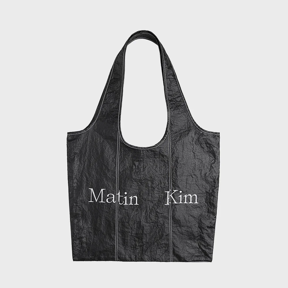 MATIN LINE STITCH ECOBAG IN BLACK
