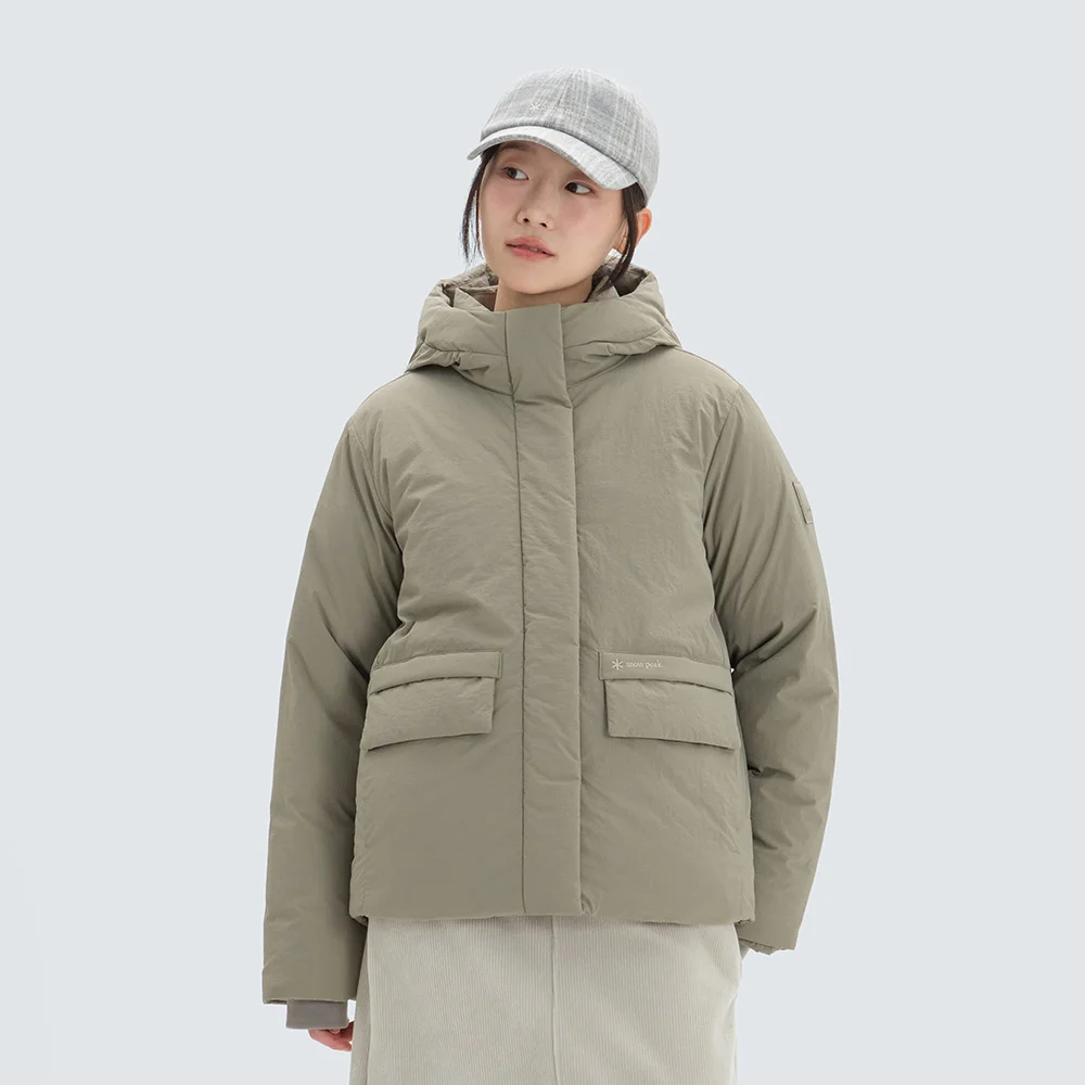 City Camper 女裝 連帽衫 厚重 Down 外套 Olive (S24WWGDJ11)