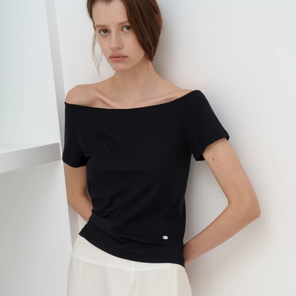 OFF JERSEY TOP_BLACK