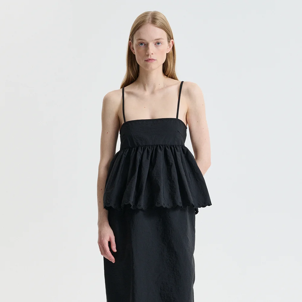 (W) CBSELENA TOP (BLACK)