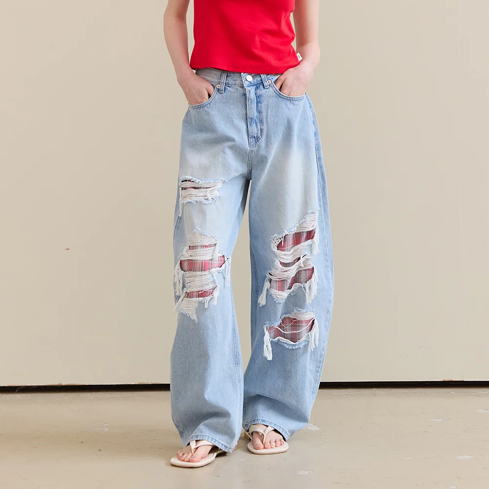 Check Relief Balloon Pants