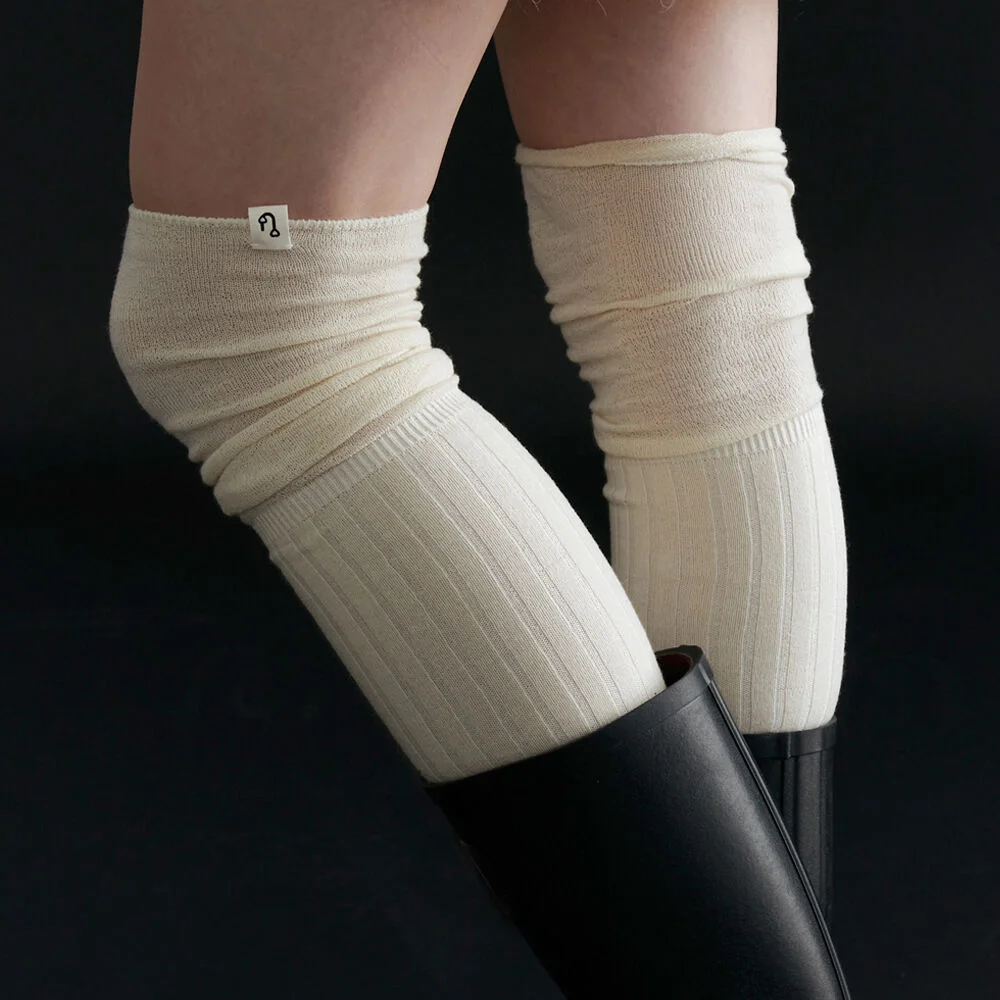 Lively High Knee Socks (4Colors)