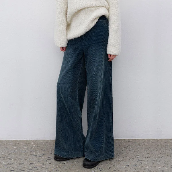 (PT-5724) HIGH WAIST SOFT WASHING CODUROY PANTS