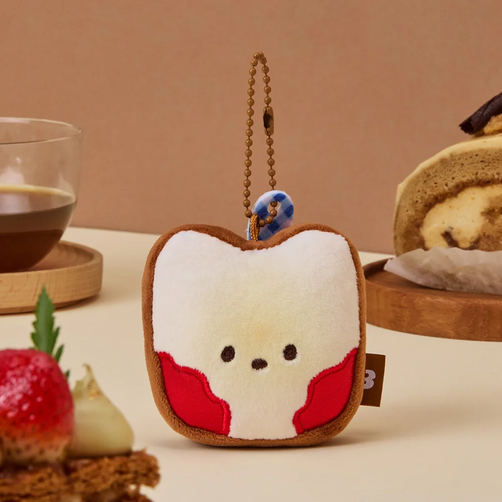 LINE FRIENDS Minini 甜品咖啡廳 玩偶 鑰匙扣 Bninny 果醬 Toast