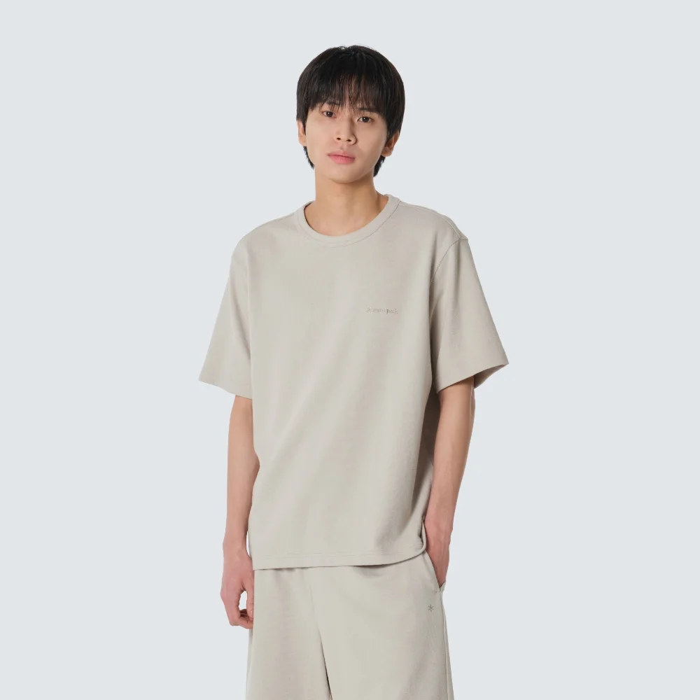 毛圈布 短袖 T恤 Light Beige (S26MMFTS34)