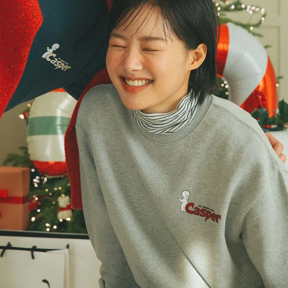 CASPER X PLAC Casper 衛衣 襯衫 麻花 灰色