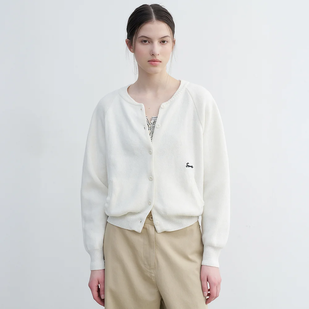 Join Knit Blouson - Ivory
