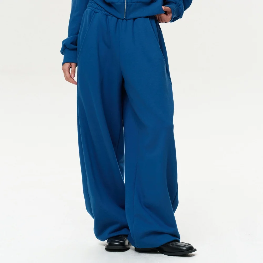 UNISEX ERA WIDE JOGGER SWEATPANTS - YALE BLUE