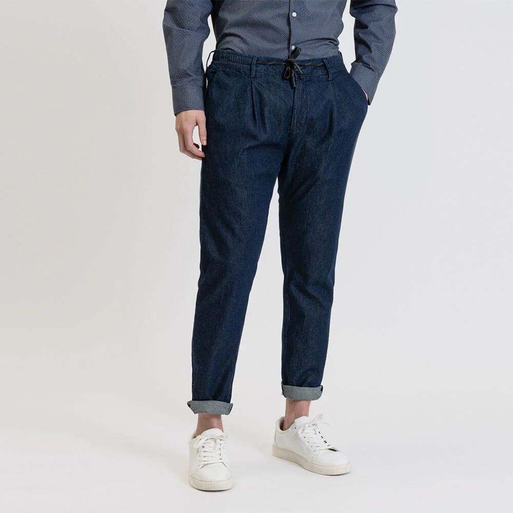 Carrot Fit HURON 綁帶設計 Chino Denim