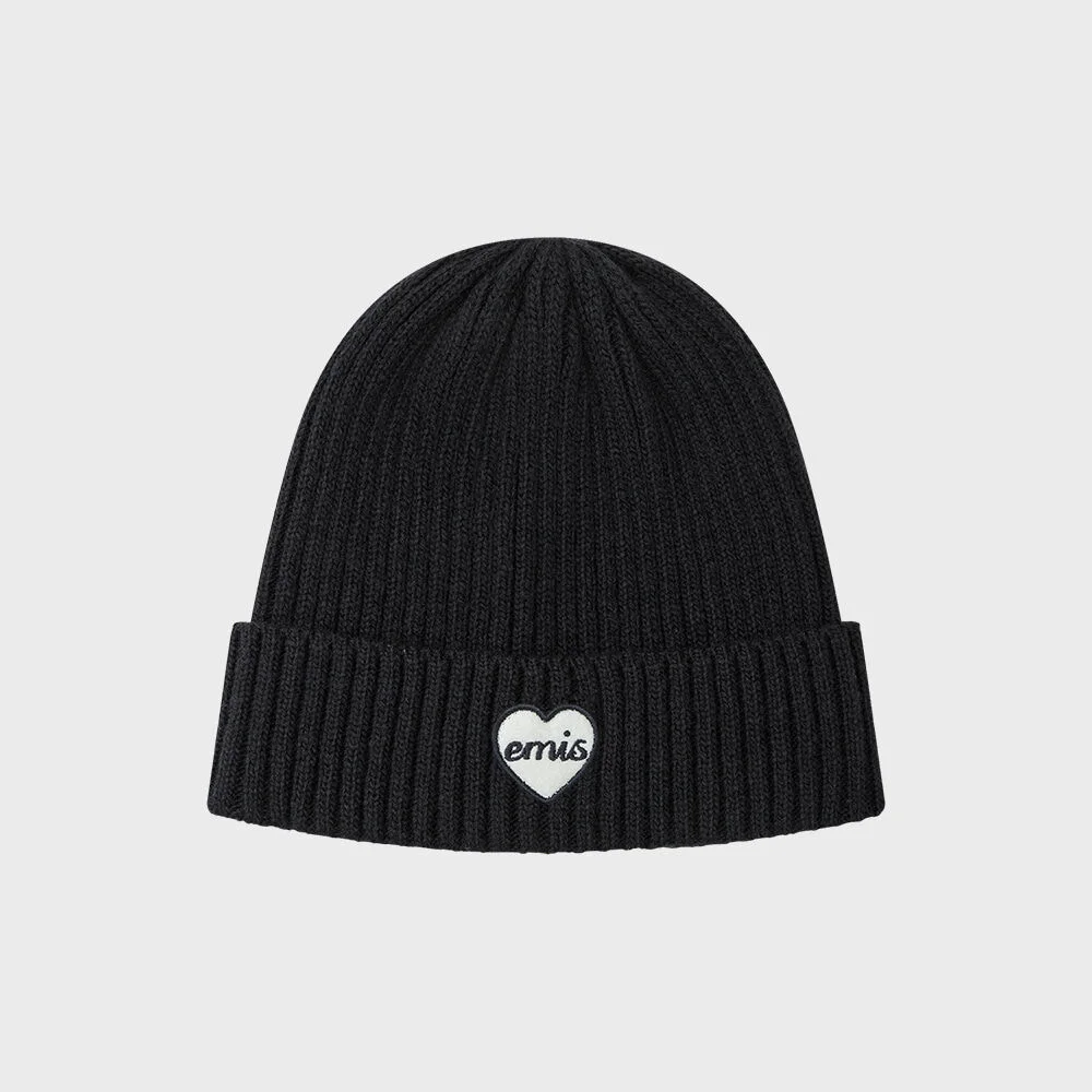 HEART WAPPEN BEANIE-DARK NAVY