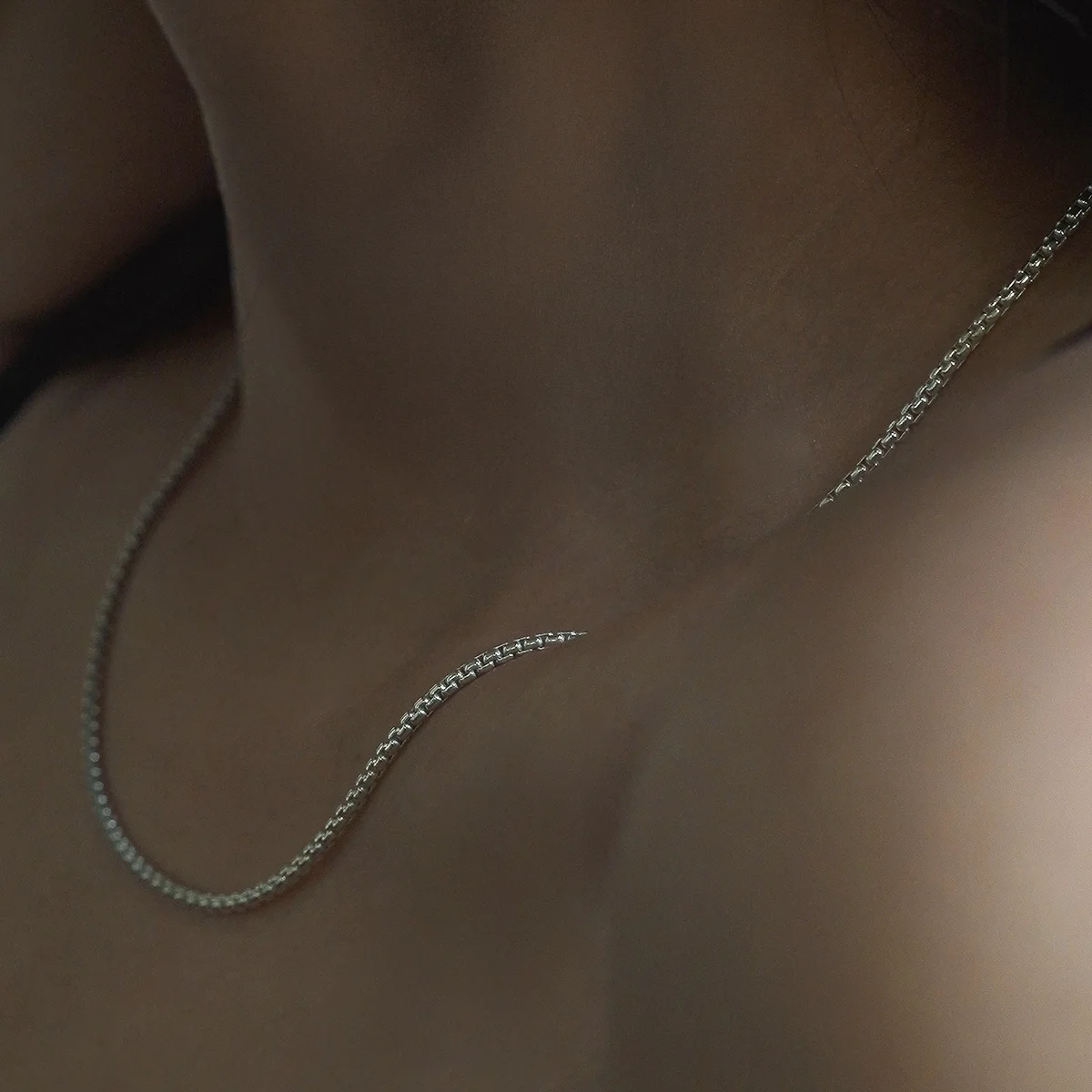 Bold Box Chain (Silver925)