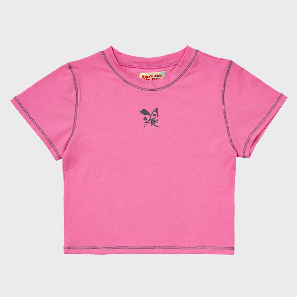 DAMP 'MYSTERY' CROP TOP_PINK