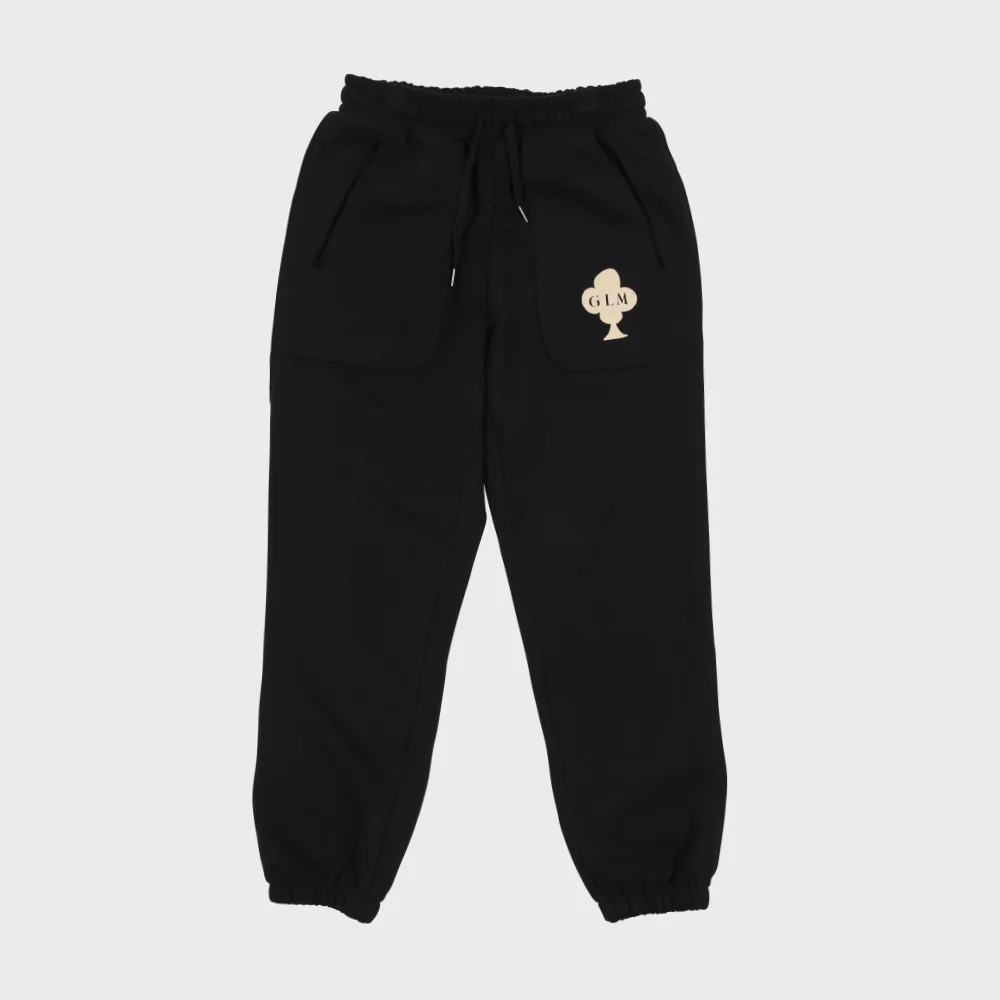 G.L.M SWEAT PANTS -BLACK