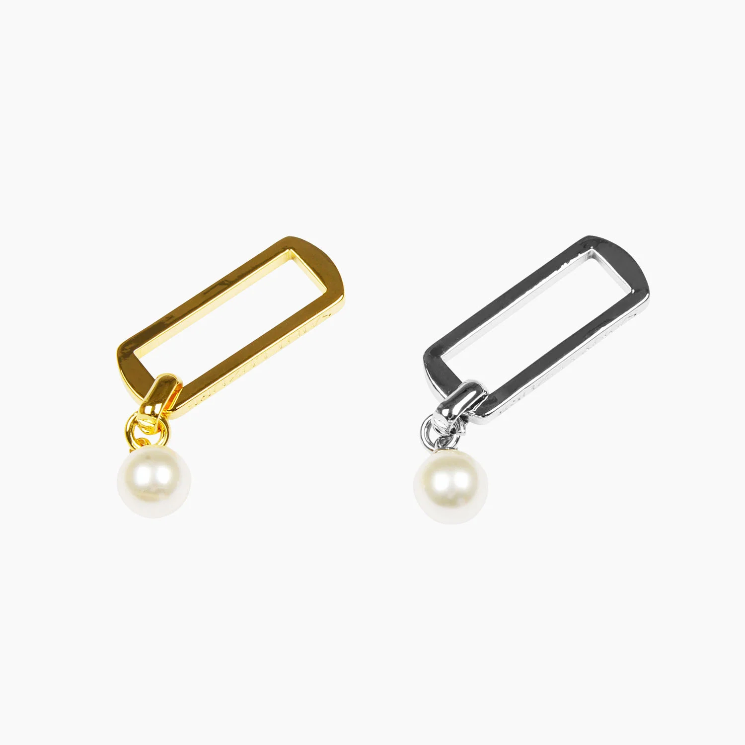 Pearl Square Luna Ring