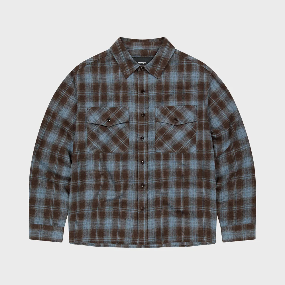 TWO POCKET CROP CHECK SHIRT