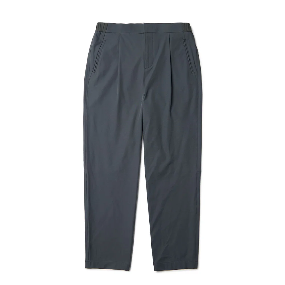 STRETCH ONE TUCK TROUSERS - CHARCOAL (P233MPT112)