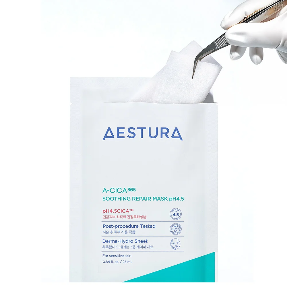AESTURA 積雪草365 舒緩修復面膜pH4.5 1張
