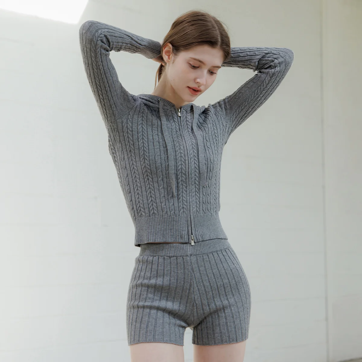Monica 2 Way Knit Zip-Up