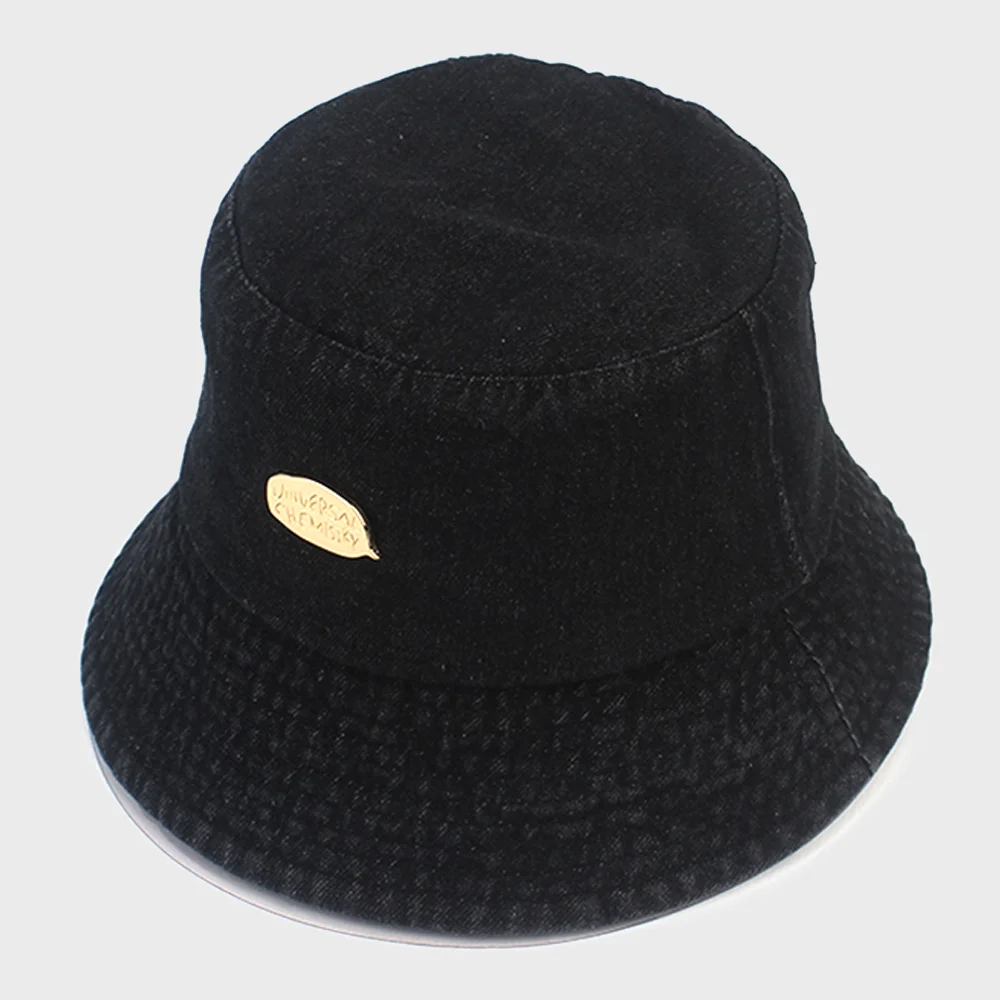 Bubble Black Denim Bucket Hat 牛仔漁夫帽