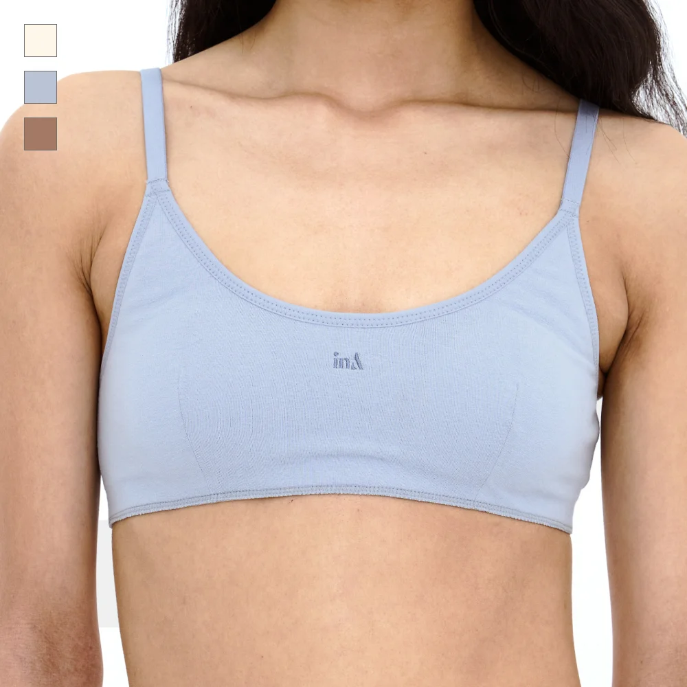 舒適 純棉 Bralette (3色)