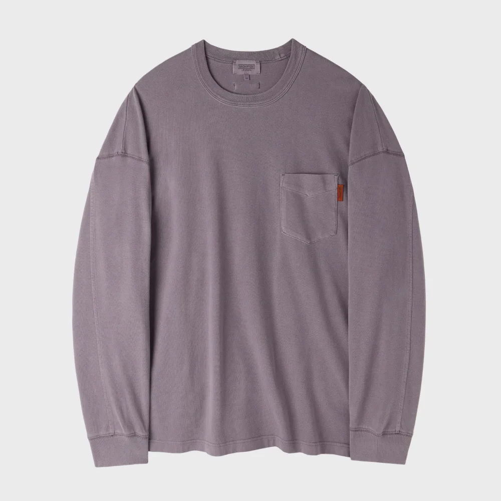 PIGMENT LONG SLEEVE T-SHIRT - PURPLE (P253UTS403)