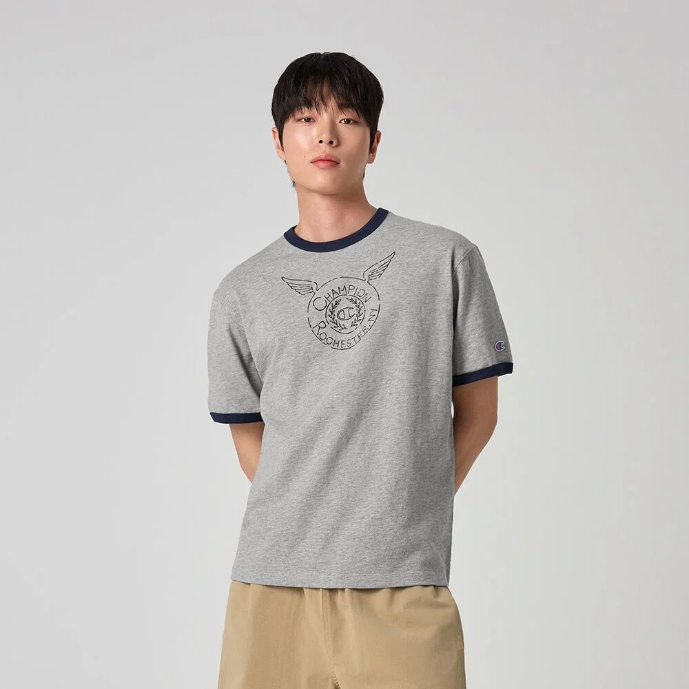 經典傳承 Rochester Ringer T恤 Grey