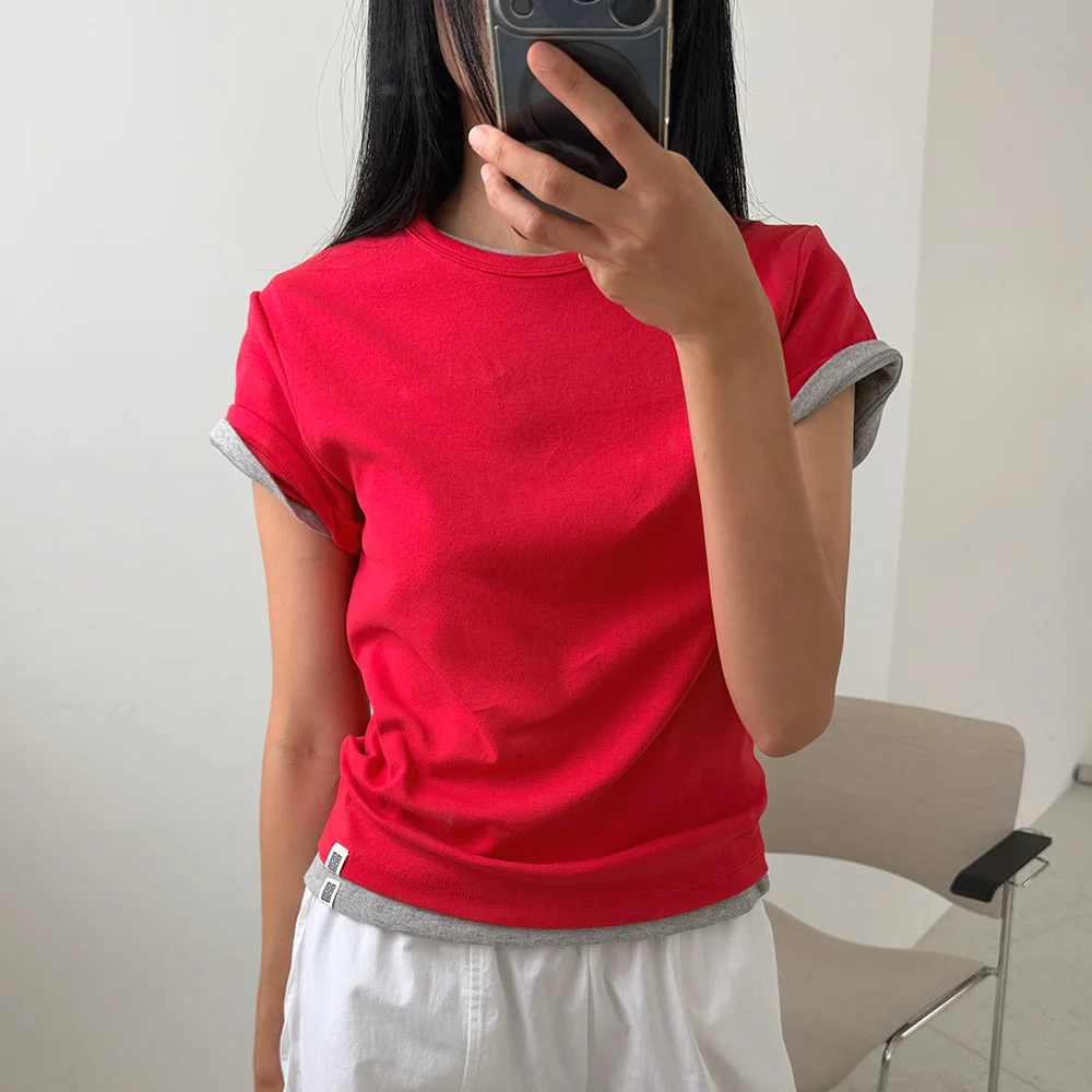 Base round t-shirt (10colors)
