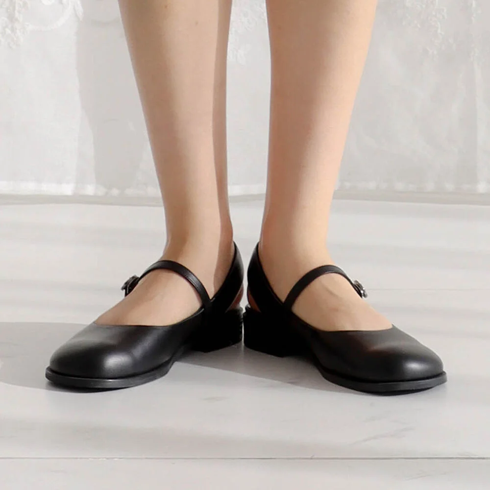 Mary Backless Loafer_22009_black