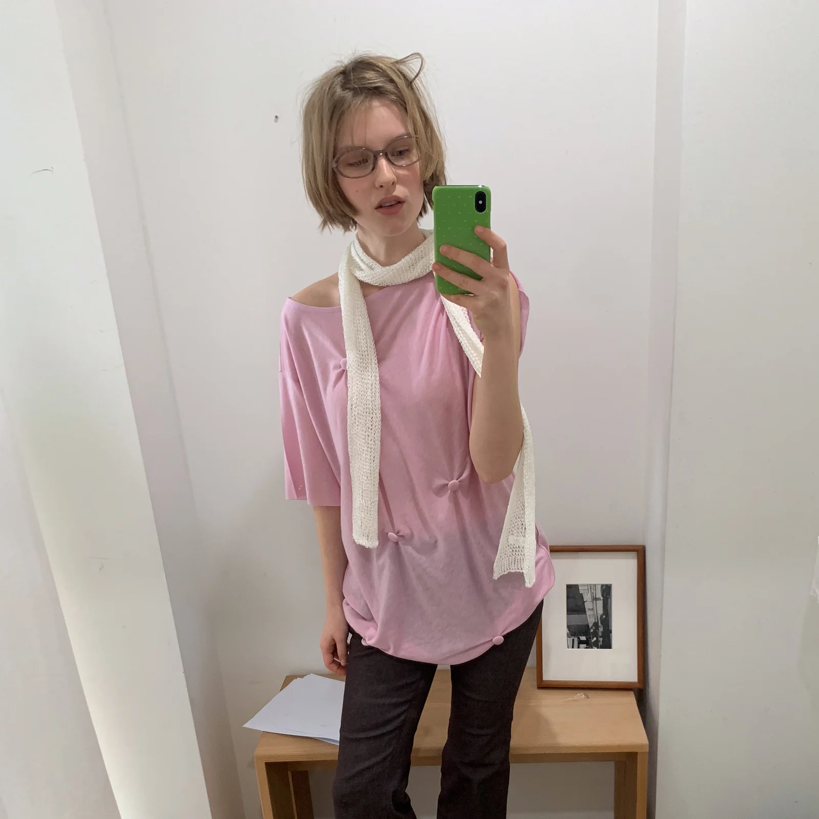 BUTTON DETAIL T-SHIRT_PINK