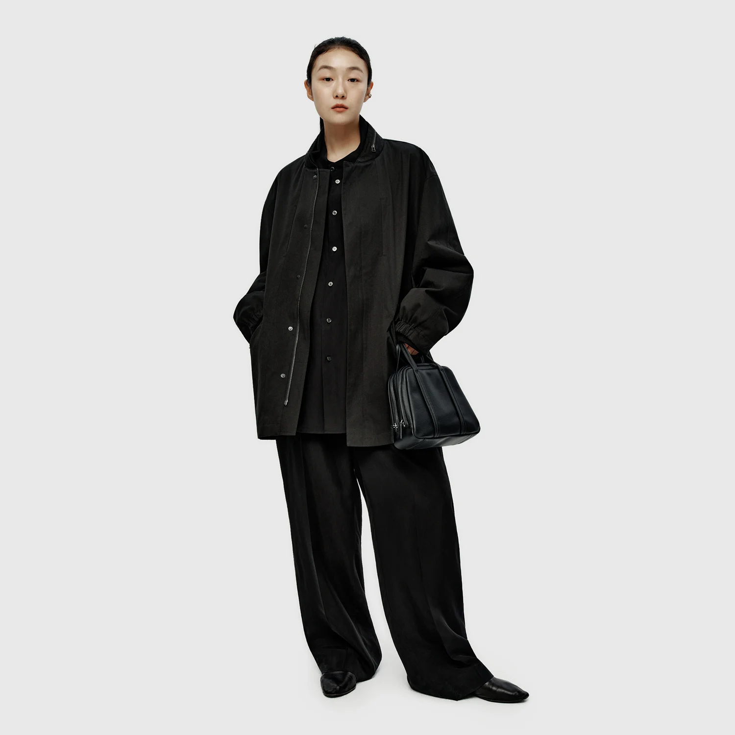 Double Rip Utility Parka - Black