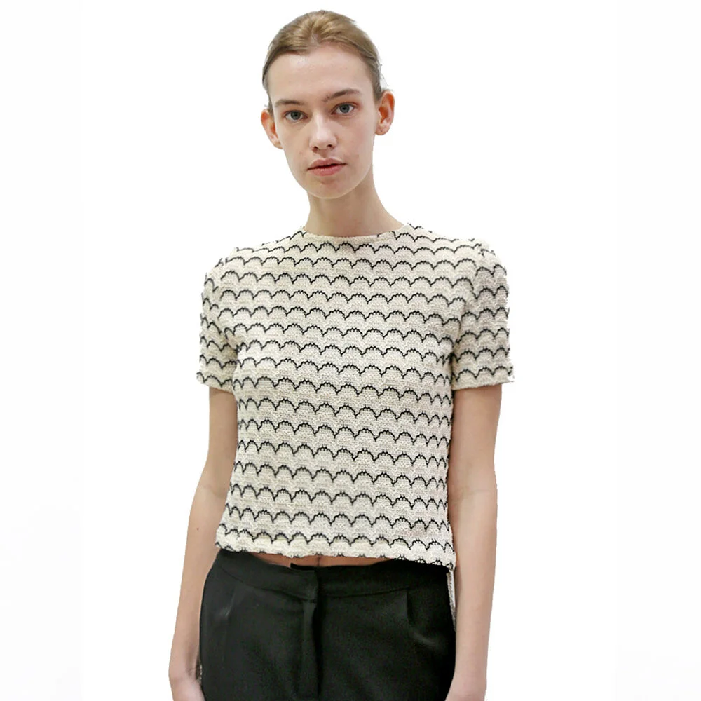 雲朵 Black Line 針織衫_Cloud Black line Knit