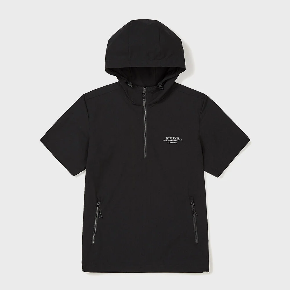 Pro 短袖 連帽衫 風褸 Black (S23MMTAN30)