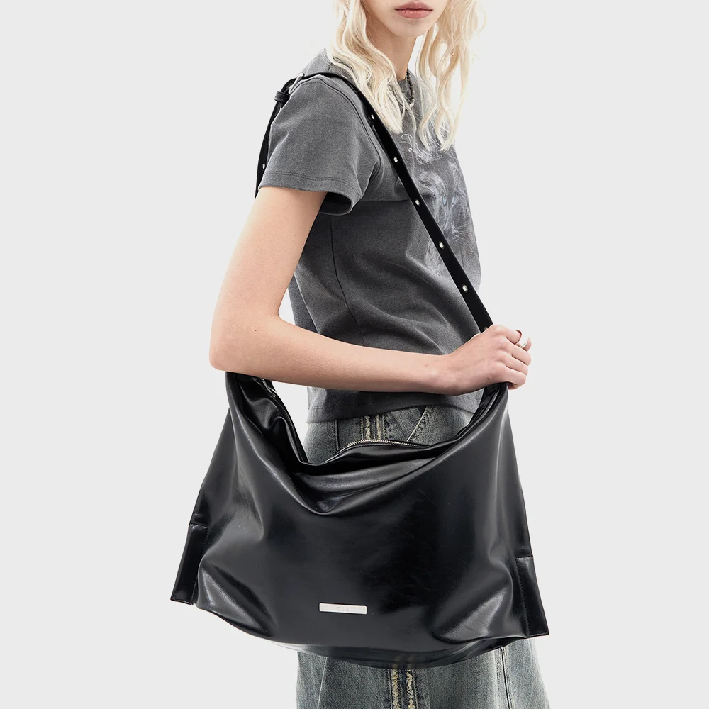EYELET HOBO BAG