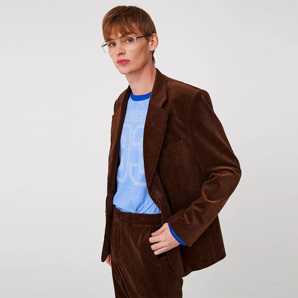 For men, 93 Corduroy Tailored Jacket / Brown