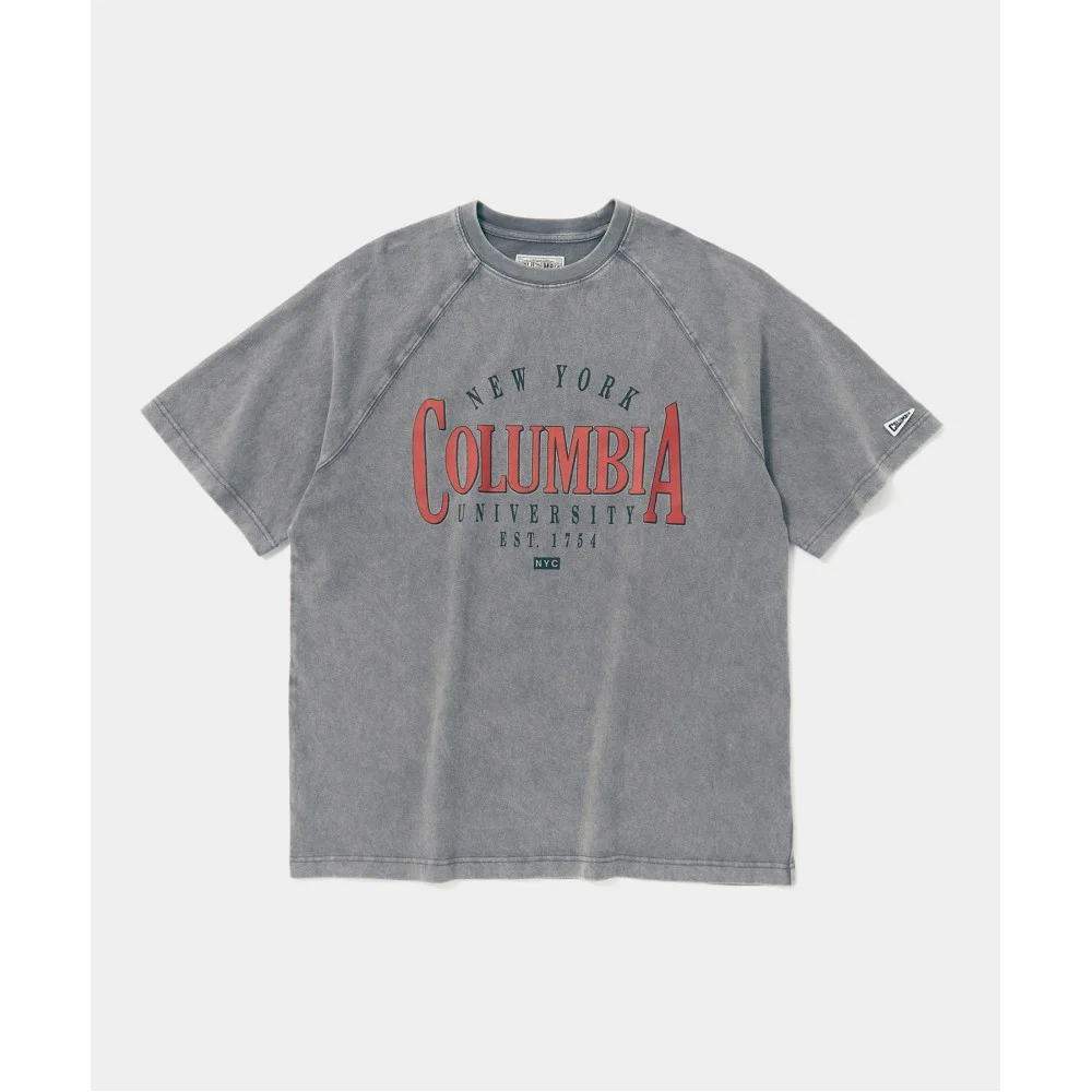 CU VTG CRACK LOGO MINERAL WASHED S/S T-SHIRTS 灰色