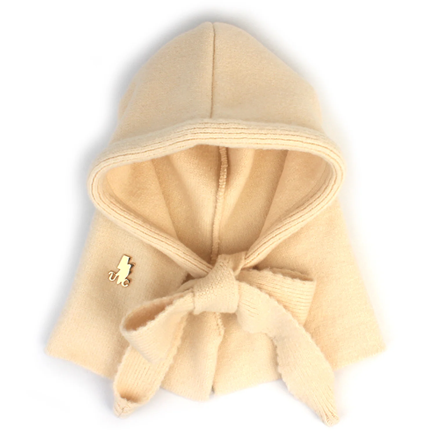 Wool Strap Ivory Open Balaclava 巴拉克拉瓦頭套
