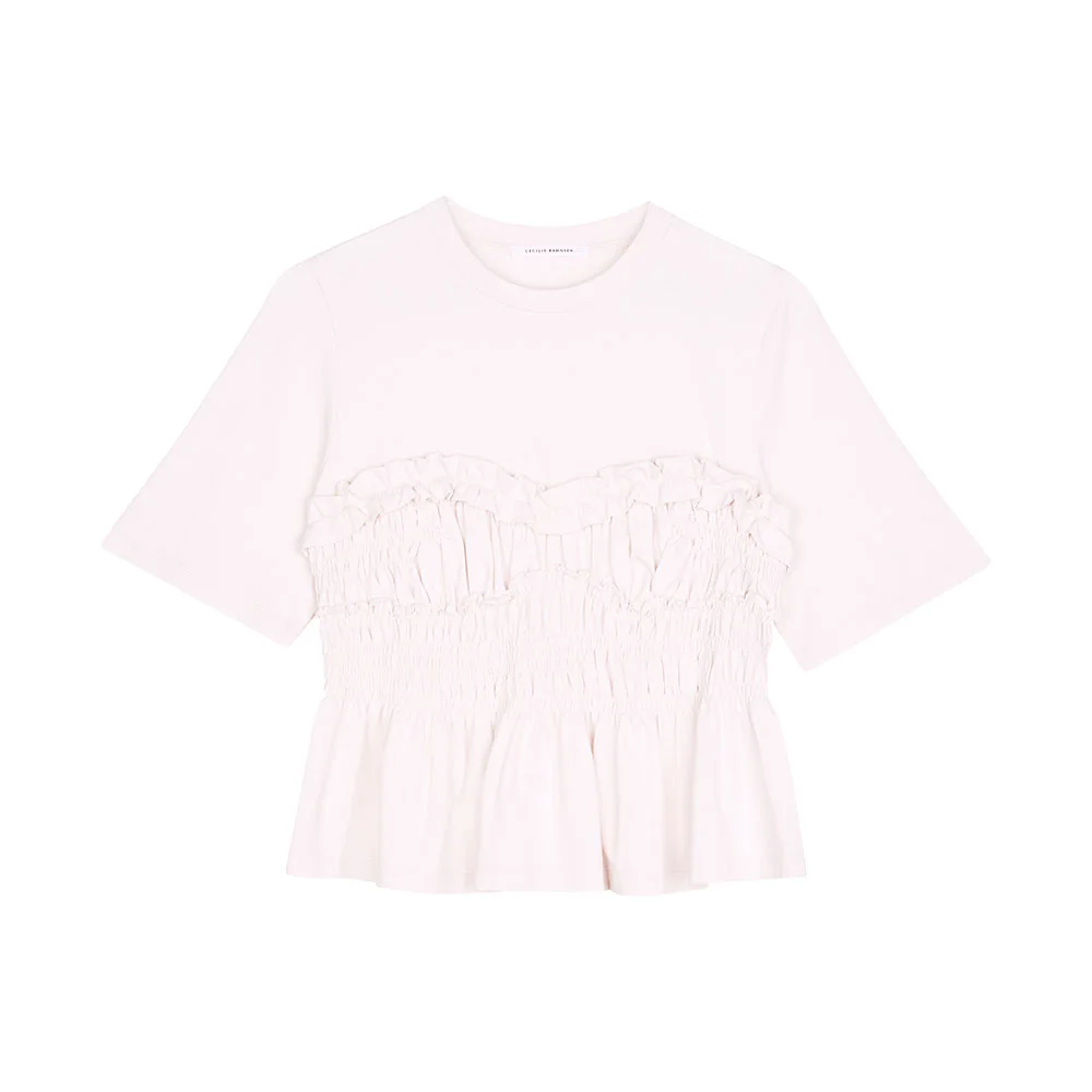 (W) VILDE T-SHIRT (LIGHT PINK)