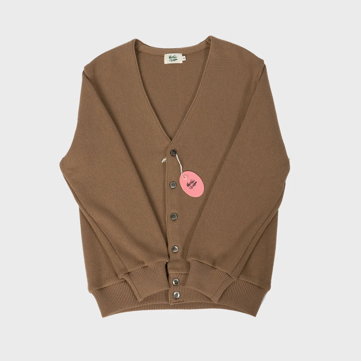 Maniac 高爾夫 羊毛 開襟外套_Merino Wool Cardigan MILK BROWN