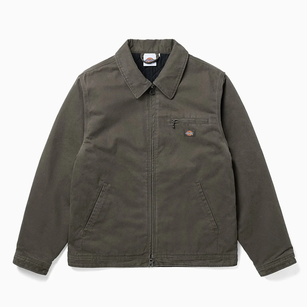 帆布 帆布 油漆工褲 外套 Moss Green