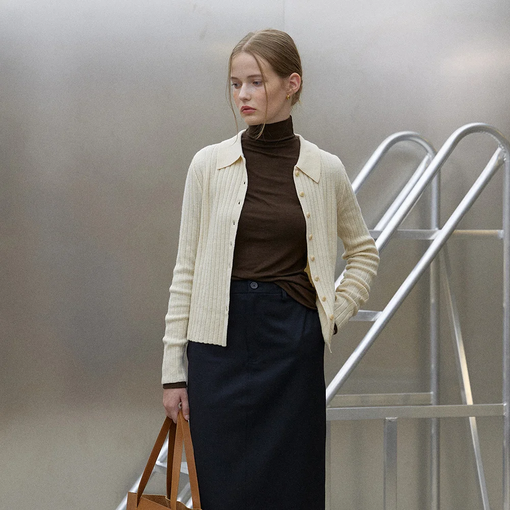 Relaxed Knit Shirts_Ivory