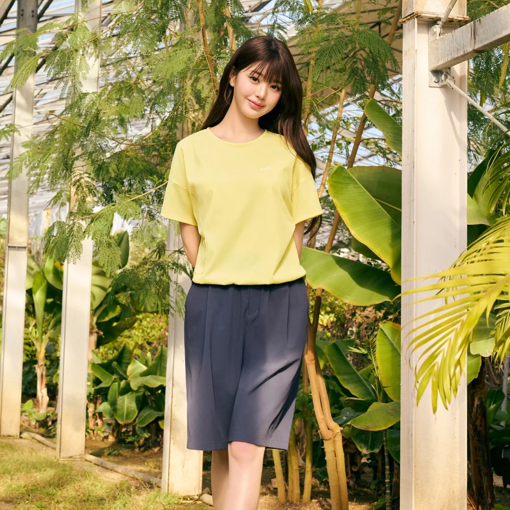 COOLEATS ICE (COOLEATS 冰霜色) 女裝 百慕達 褲子_STEEL BLUE_DWM26372BX