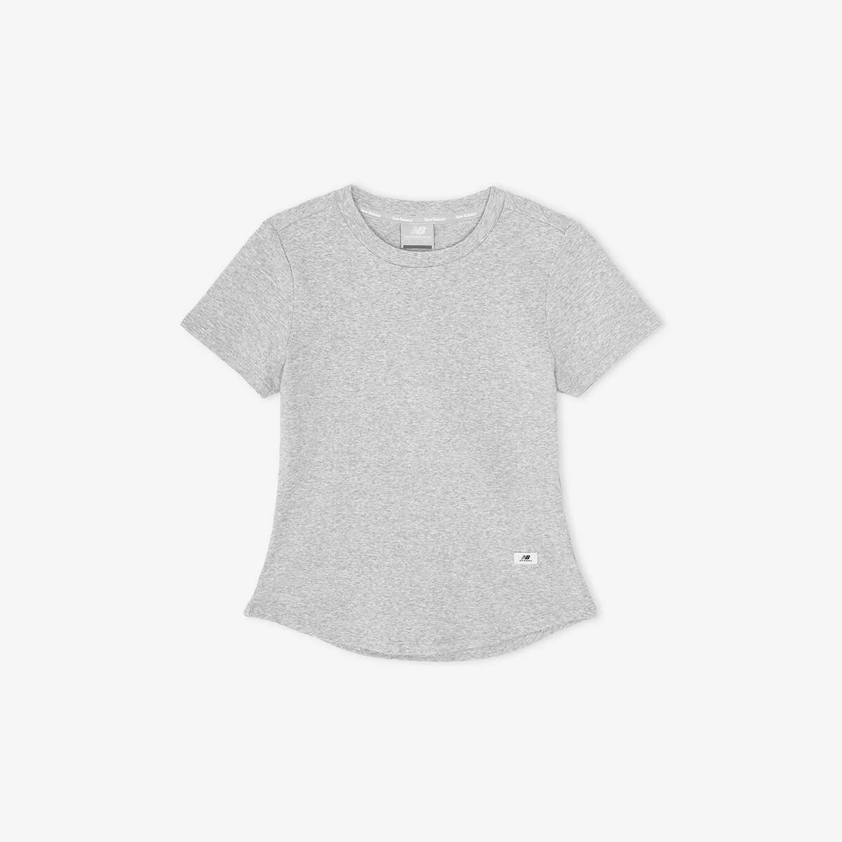 NBNEG3W432 / WOMEN 必備款 Fitted 短袖T恤 (M/GRAY)