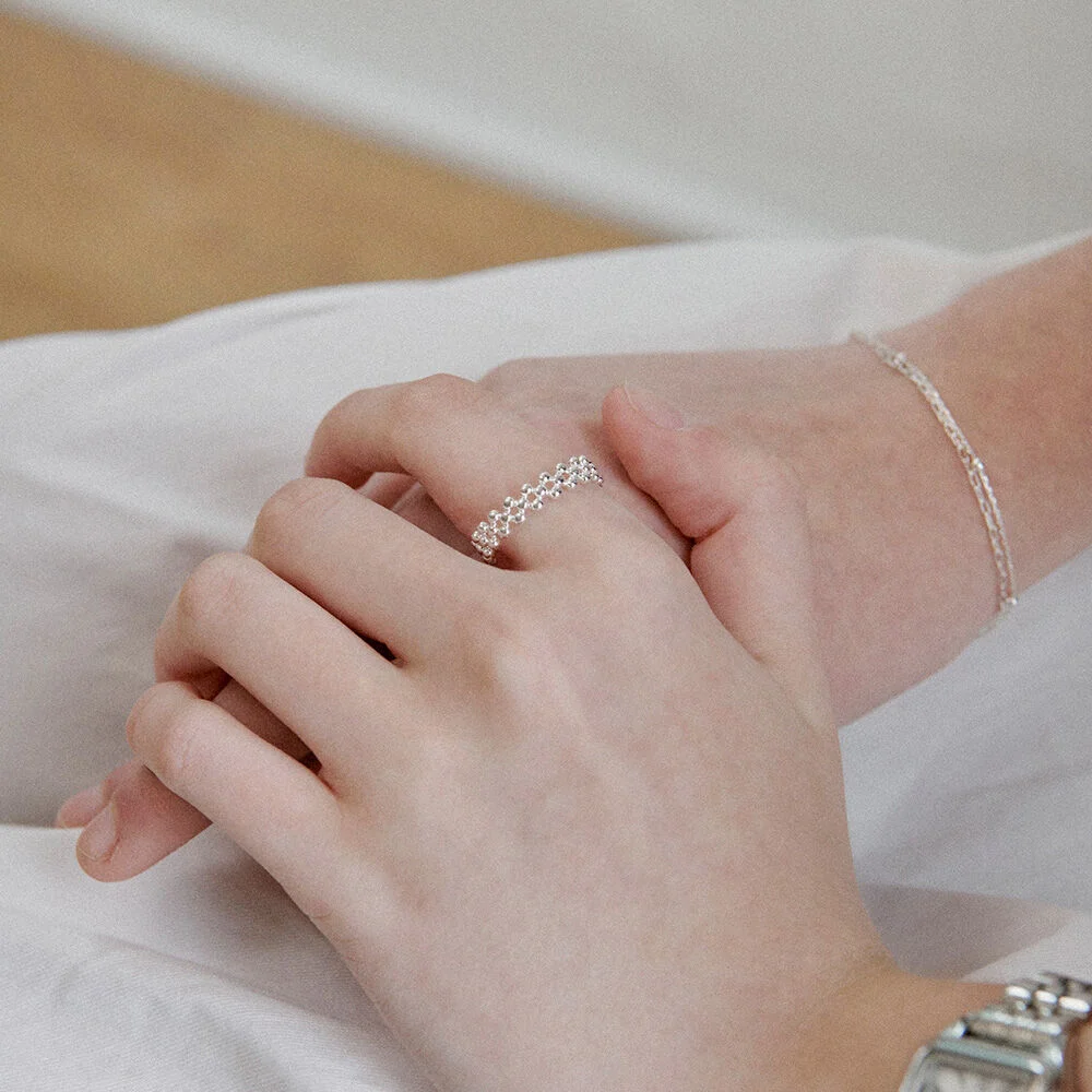 Ball Weave Ring. RB1210