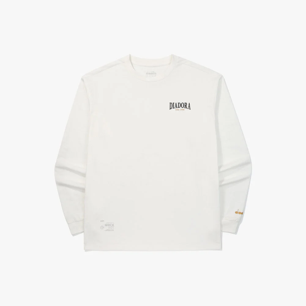 AIRTEX 字母印花 長袖 T恤 OFF WHITE
