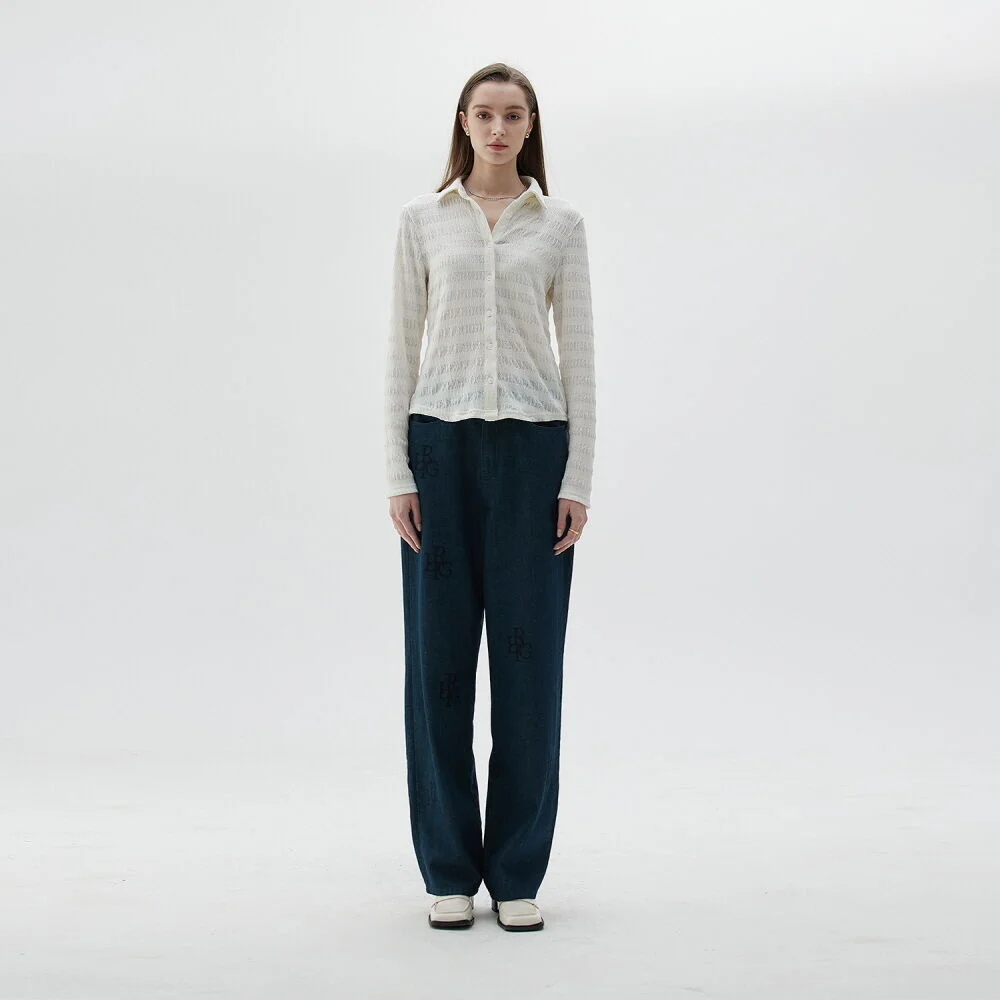 LY LRTG LOGO PANTS(BLUE)