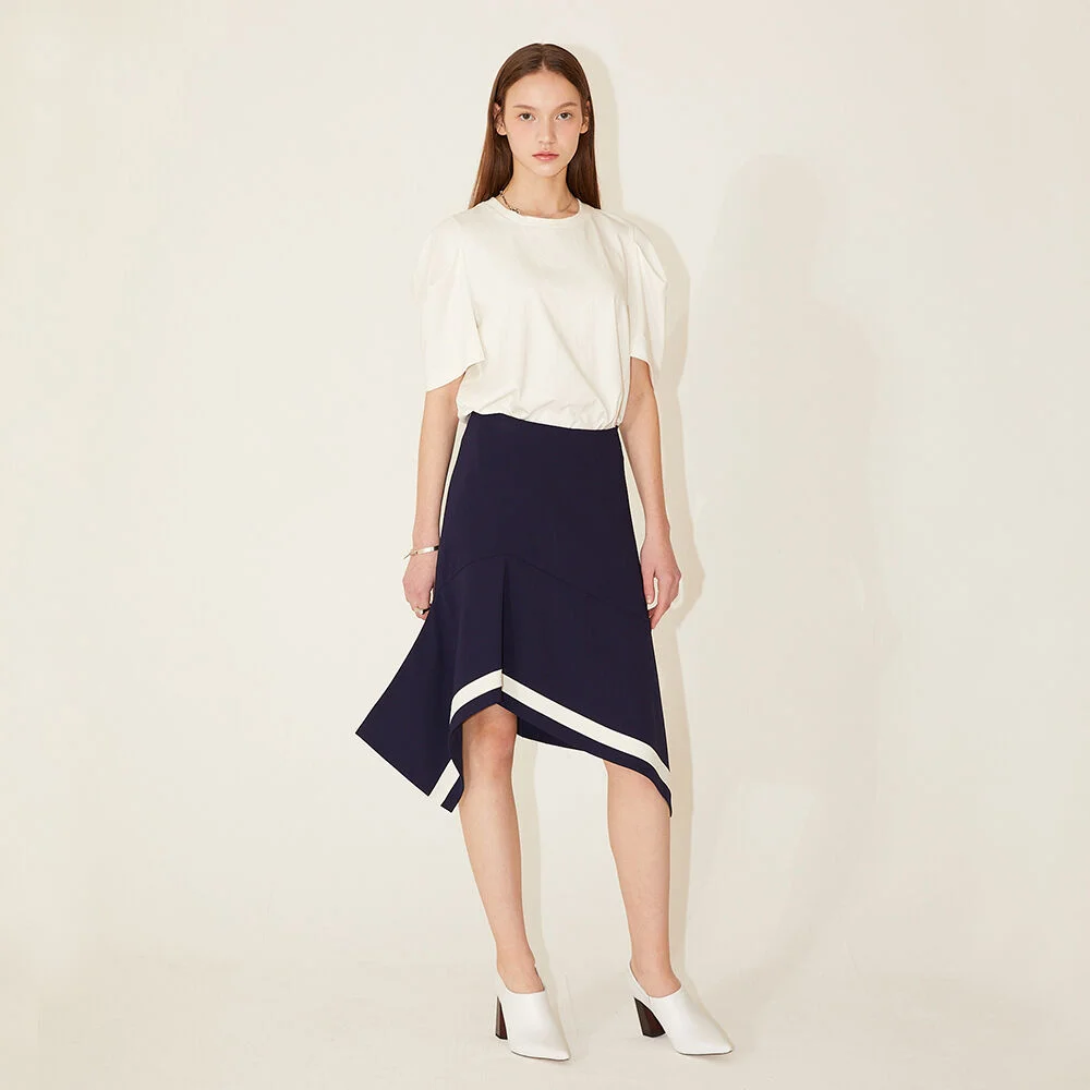 Asymmetric Line Skirt