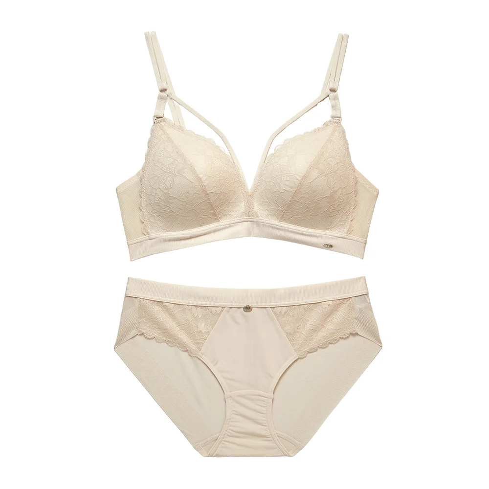 無鋼圈 雙 Bralette 胸圍內褲套裝