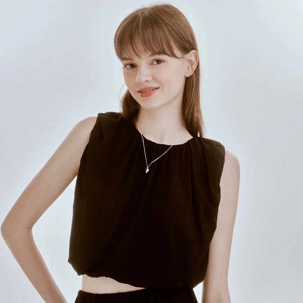 Nod string blouse (black)